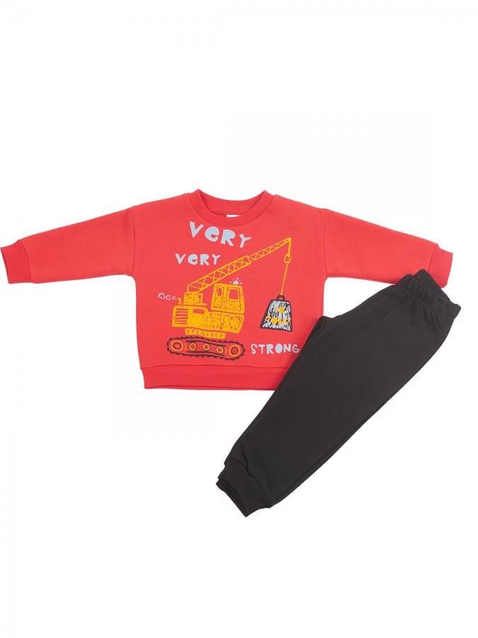 TRAX Παιδική Φόρμα για αγόρια 1-6 ετών #48908 Κόκκινο TRAX Παιδική Φόρμα για αγόρια 1-6 ετών #48908 Κόκκινο