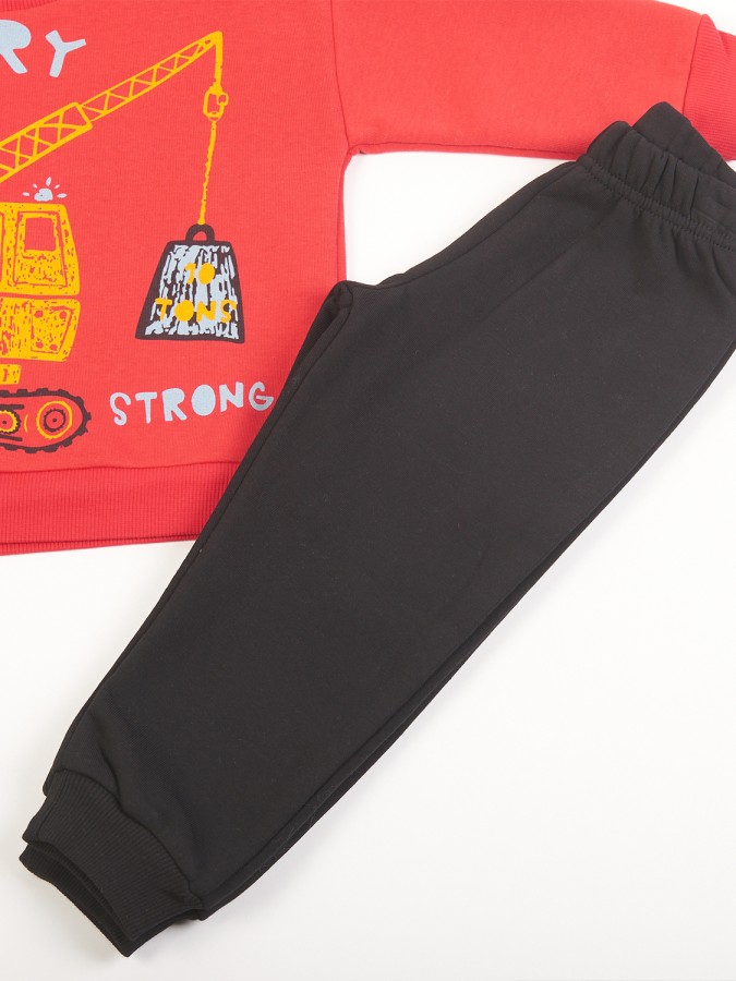 TRAX Παιδική Φόρμα για αγόρια 1-6 ετών #48908 Κόκκινο TRAX Παιδική Φόρμα για αγόρια 1-6 ετών #48908 Κόκκινο