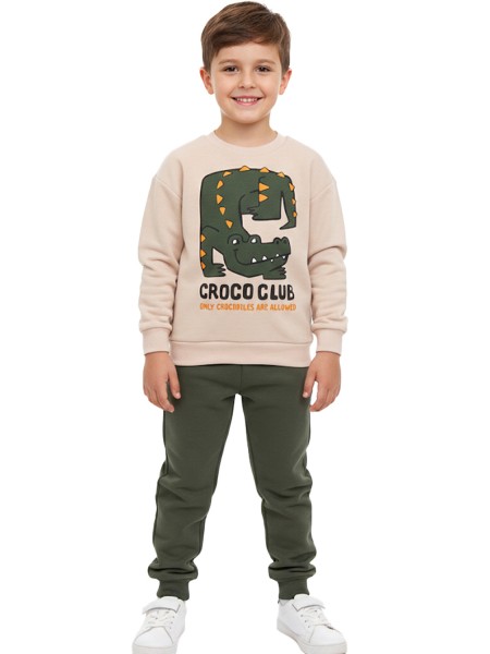 TRAX Παιδική Φόρμα για αγόρια 1-6 ετών #48910 Μπεζ