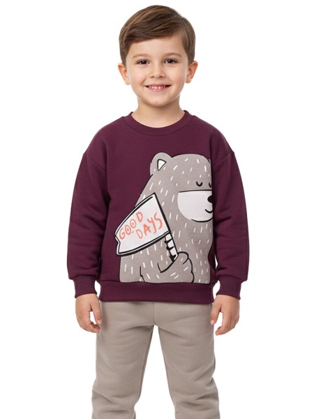 TRAX Παιδική Φόρμα για αγόρια 1-6 ετών #48912 Μπορντό TRAX Παιδική Φόρμα για αγόρια 1-6 ετών #48912 Μπορντό