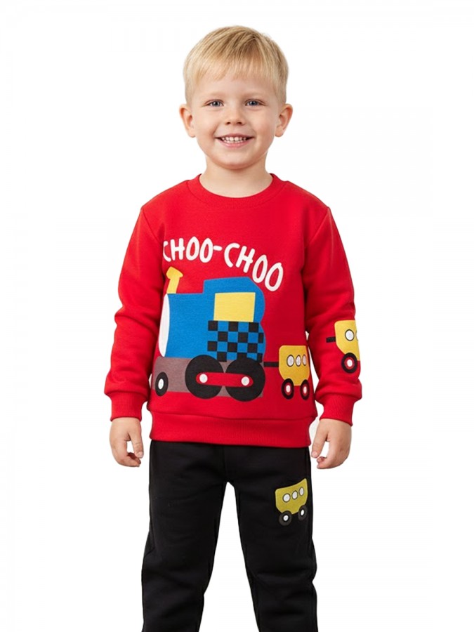 TRAX Παιδική Φόρμα για αγόρι 1-6 ετών #48917 Κόκκινο TRAX Παιδική Φόρμα για αγόρι 1-6 ετών #48917 Κόκκινο