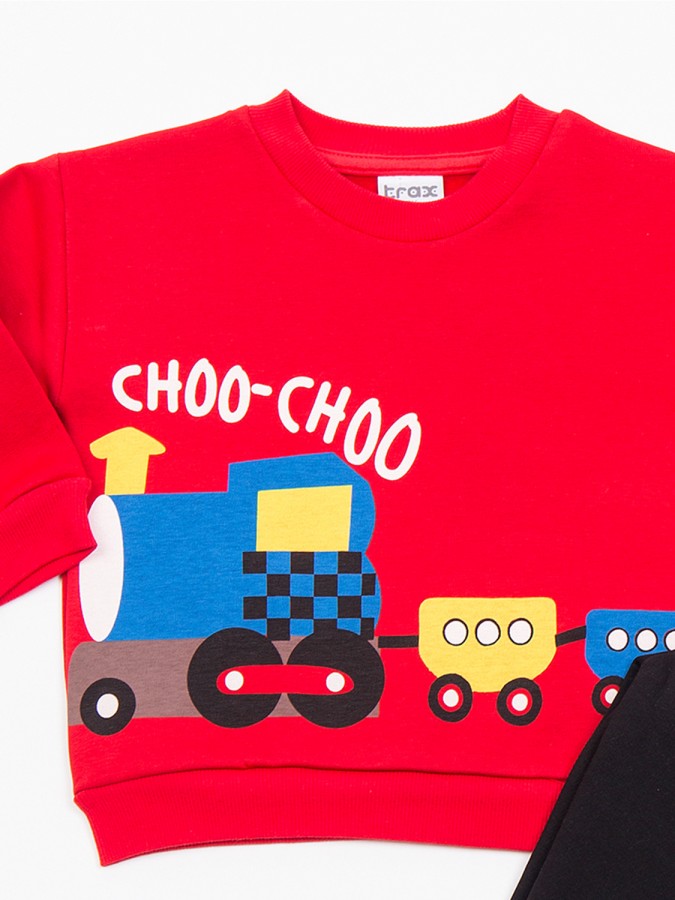 TRAX Παιδική Φόρμα για αγόρι 1-6 ετών #48917 Κόκκινο TRAX Παιδική Φόρμα για αγόρι 1-6 ετών #48917 Κόκκινο