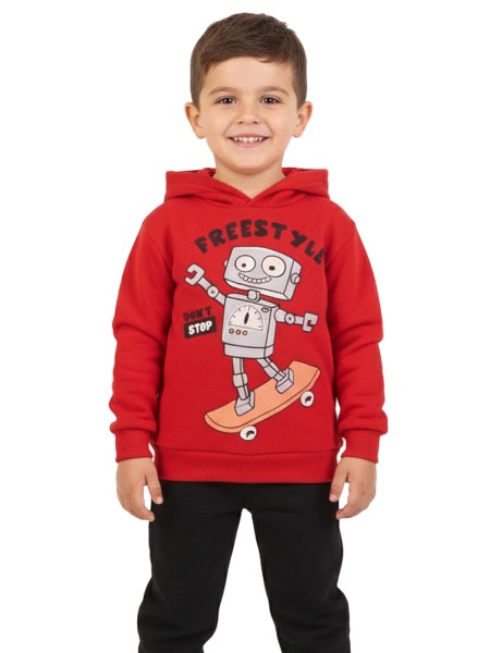 TRAX Παιδική Φόρμα για αγόρια 1-6 ετών #48930 Κόκκινο TRAX Παιδική Φόρμα για αγόρια 1-6 ετών #48930 Κόκκινο