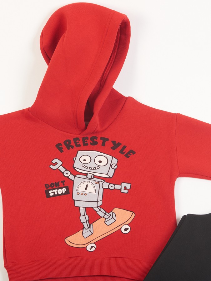 TRAX Παιδική Φόρμα για αγόρια 1-6 ετών #48930 Κόκκινο TRAX Παιδική Φόρμα για αγόρια 1-6 ετών #48930 Κόκκινο