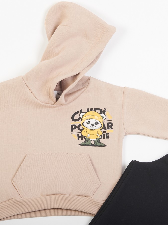 TRAX Παιδική Φόρμα για αγόρια 1-6 ετών #48932 Μπεζ TRAX Παιδική Φόρμα για αγόρια 1-6 ετών #48932 Μπεζ