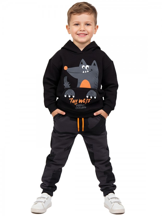 TRAX Παιδική Φόρμα για αγόρια 1-6 ετών #48935 Μαύρο TRAX Παιδική Φόρμα για αγόρια 1-6 ετών #48935 Μαύρο