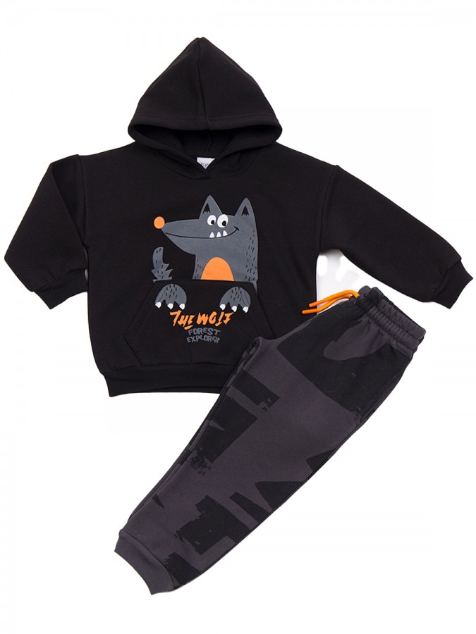 TRAX Παιδική Φόρμα για αγόρια 1-6 ετών #48935 Μαύρο TRAX Παιδική Φόρμα για αγόρια 1-6 ετών #48935 Μαύρο