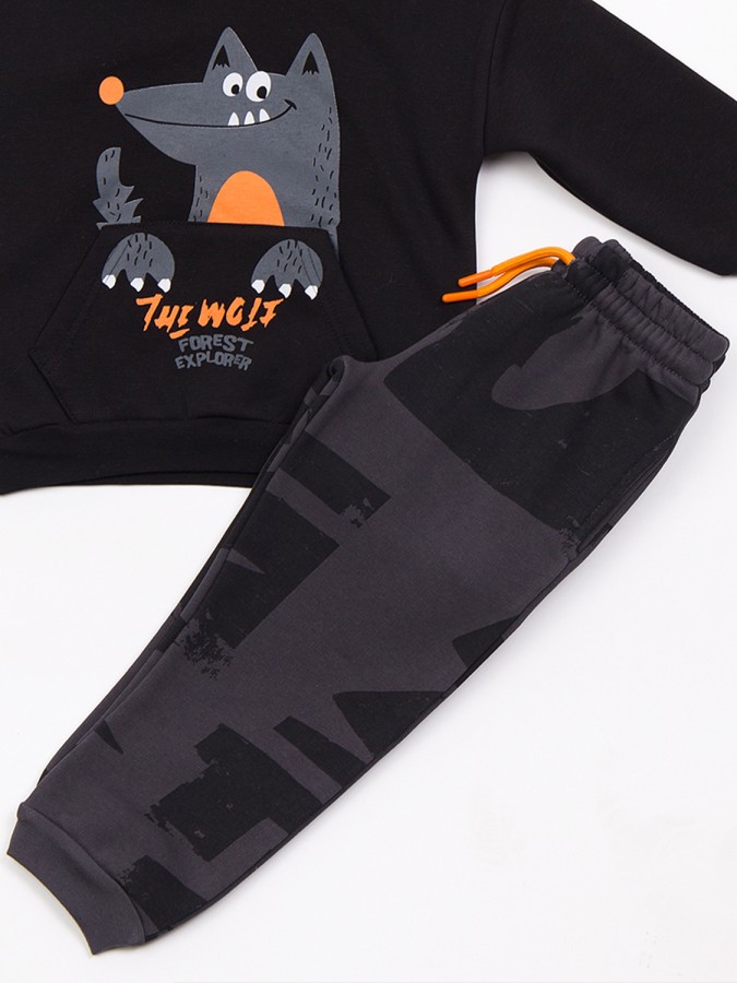 TRAX Παιδική Φόρμα για αγόρια 1-6 ετών #48935 Μαύρο TRAX Παιδική Φόρμα για αγόρια 1-6 ετών #48935 Μαύρο