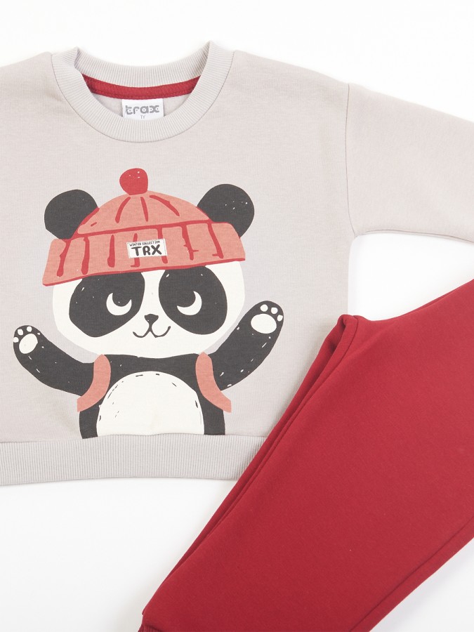 TRAX Παιδική Φόρμα για αγόρια 1-6 ετών #48952 Stone TRAX Παιδική Φόρμα για αγόρια 1-6 ετών #48952 Stone