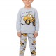 TRAX Bebe Πυτζάμα Χειμωνιάτικη για αγόρι 1-6 ετών #48993 Γκρι TRAX Bebe Πυτζάμα Χειμωνιάτικη για αγόρι 1-6 ετών #48993 Γκρι