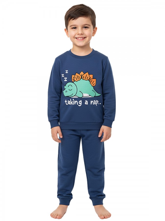 TRAX Bebe Πυτζάμα Χειμωνιάτικη για αγόρι 1-6 ετών #48995 Μπλε TRAX Bebe Πυτζάμα Χειμωνιάτικη για αγόρι 1-6 ετών #48995 Μπλε