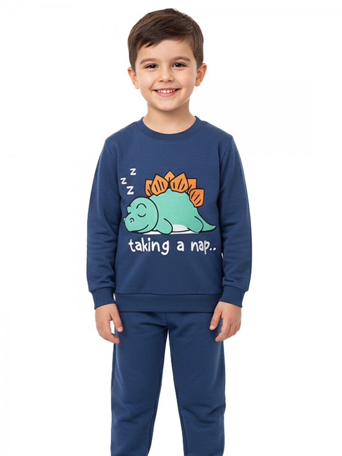 TRAX Bebe Πυτζάμα Χειμωνιάτικη για αγόρι 1-6 ετών #48995 Μπλε TRAX Bebe Πυτζάμα Χειμωνιάτικη για αγόρι 1-6 ετών #48995 Μπλε