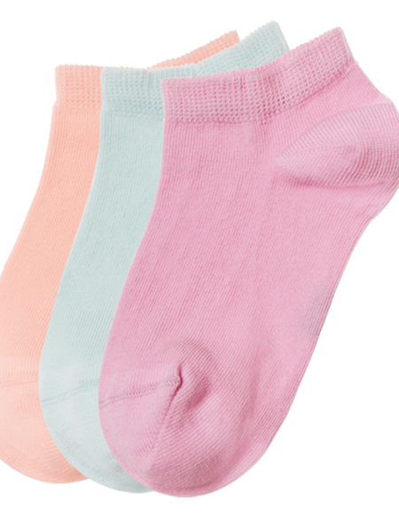 MEWE Kάλτσες ψηλές σετ 3 ζεύγη #Λιλά-Βεραμάν-Σομόν