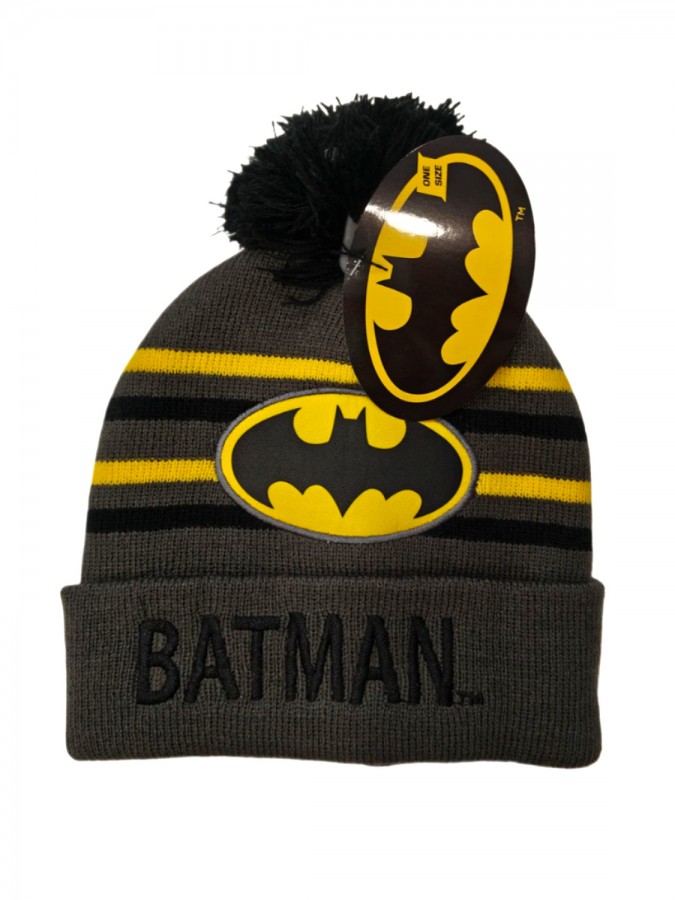 DISNEY Παιδικό Σκουφάκι Batman 3-10 ετών #0030-8 Γκρι