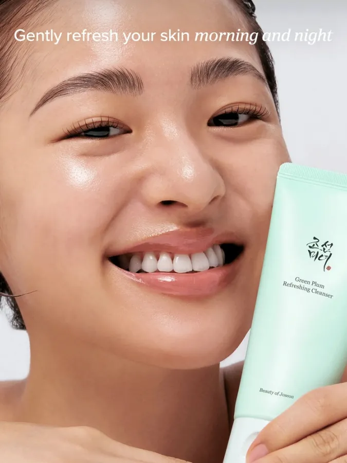 Beauty of Joseon Green Plum Refreshing Cleanser 100ml – Καθαριστικό Gel Προσώπου με Πράσινο Δαμάσκηνο & Mung Bean για Ήπιο Καθαρισμό, Ενυδάτωση & Ενίσχυση Φραγμού
