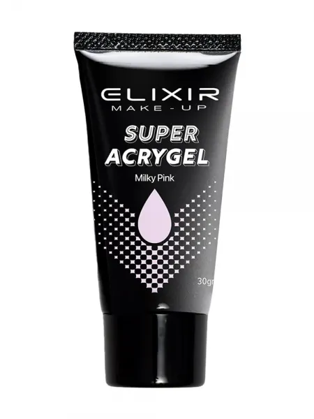 Elixir Super Acry-Gel 30gr - Υβριδικό Τζελ Χτισίματος Νυχιών #908C Milky Pink