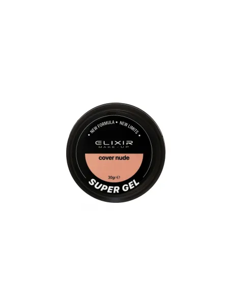 Elixir Make-Up Super Builder Gel 30gr - Gel Χτισίματος & Φυσικής Ενίσχυσης #909E Cover Nude