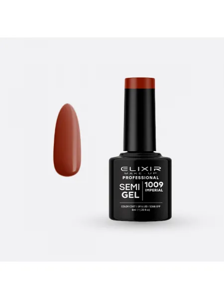 Elixir Semi Gel Ημιμόνιμο Βερνίκι 8ml – #1009 (IMPERIAL)