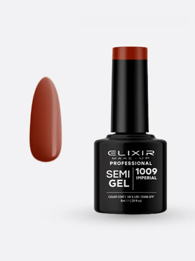 Elixir Semi Gel Ημιμόνιμο Βερνίκι 8ml – #1009 (IMPERIAL)