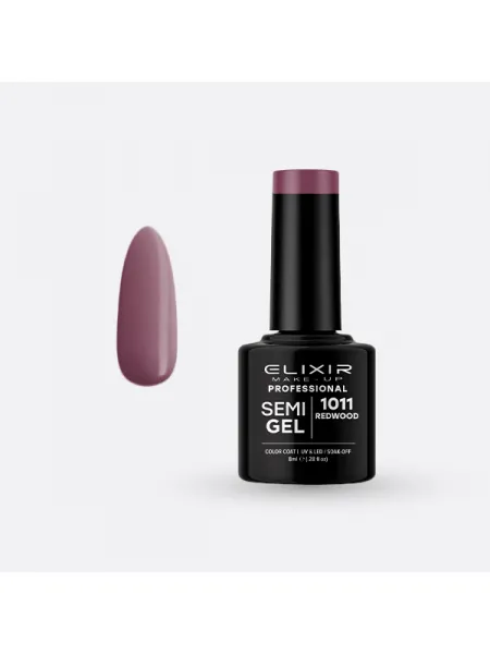 Elixir Semi Gel Ημιμόνιμο Βερνίκι 8ml – #1011 (REDWOOD)