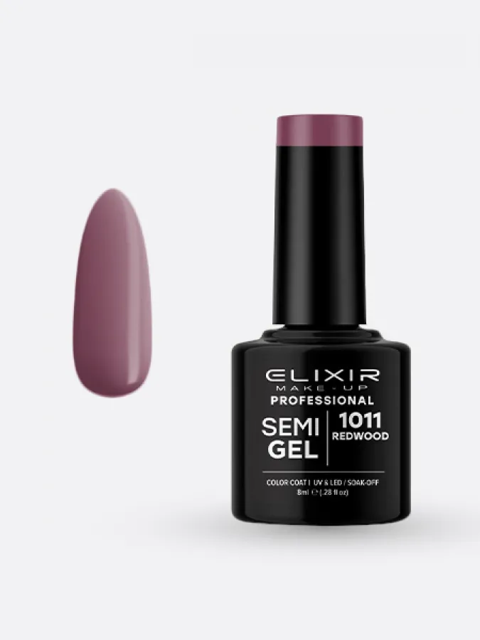 Elixir Semi Gel Ημιμόνιμο Βερνίκι 8ml – #1011 (REDWOOD)