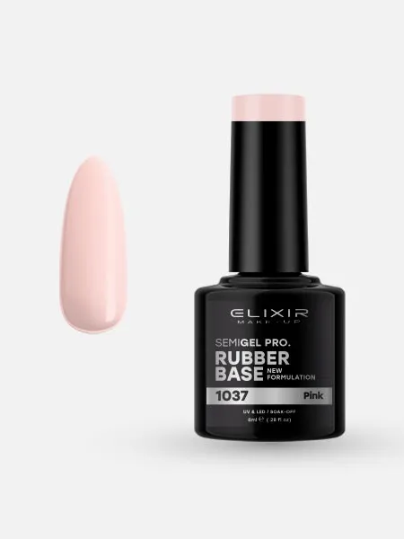 Elixir Semi Gel Ημιμόνιμο Βερνίκι 8ml – #1037 (PINK)