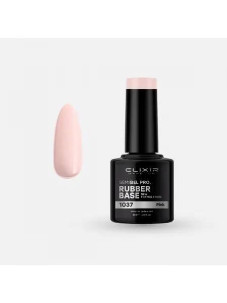Elixir Semi Gel Ημιμόνιμο Βερνίκι 8ml – #1037 (PINK)