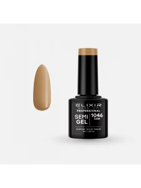 Elixir Semi Gel Ημιμόνιμο Βερνίκι 8ml – #1046 (LION)