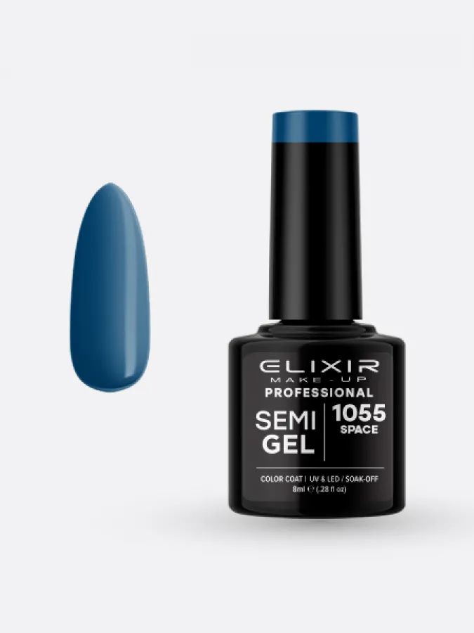 Elixir Semi Gel Ημιμόνιμο Βερνίκι 8ml – #1055 (SPACE)