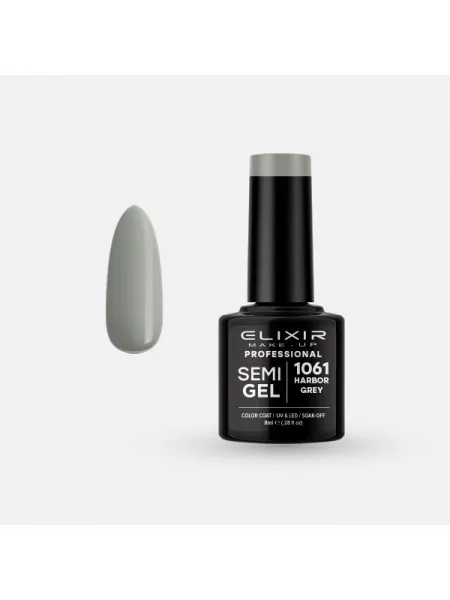 Elixir Semi Gel Ημιμόνιμο Βερνίκι 8ml – #1061 (HARBOR GREY)