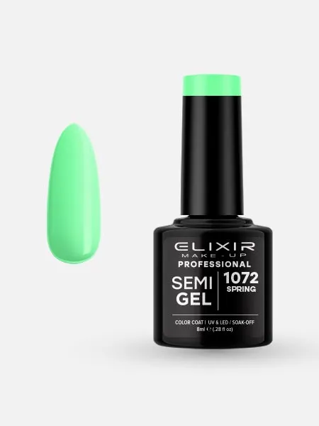 Elixir Semi Gel Ημιμόνιμο Βερνίκι 8ml – #1072 (SPRING)
