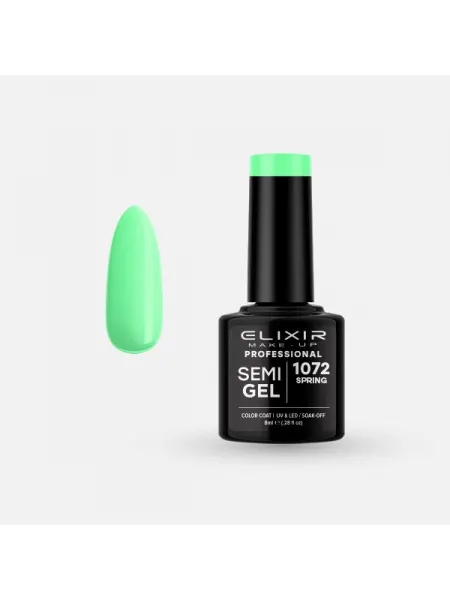 Elixir Semi Gel Ημιμόνιμο Βερνίκι 8ml – #1072 (SPRING)