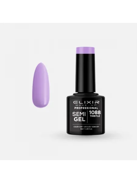 Elixir Semi Gel Ημιμόνιμο Βερνίκι 8ml – #1088 (THISTLE)