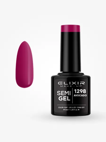 Elixir Semi Gel Ημιμόνιμο Βερνίκι 8ml – #1298 (AVOCADO)