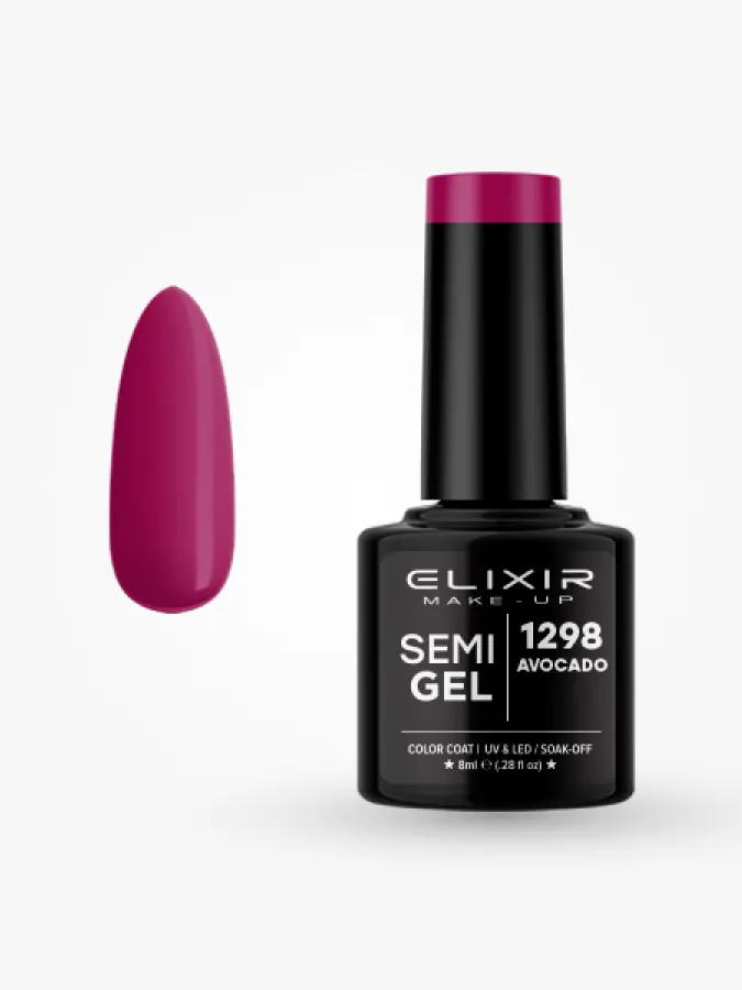 Elixir Semi Gel Ημιμόνιμο Βερνίκι 8ml – #1298 (AVOCADO)