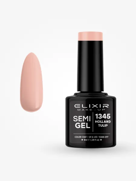Elixir Semi Gel Ημιμόνιμο Βερνίκι 8ml – #1345 (HOLLAND TULIP)