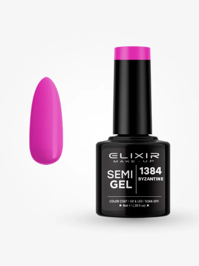 Elixir Semi Gel Ημιμόνιμο Βερνίκι 8ml – #1384 BYZANTINE
