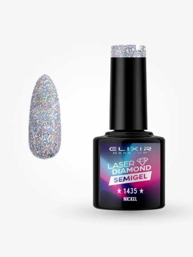 Elixir Semi Gel Ημιμόνιμο Βερνίκι 8ml – #1435 NICKEL