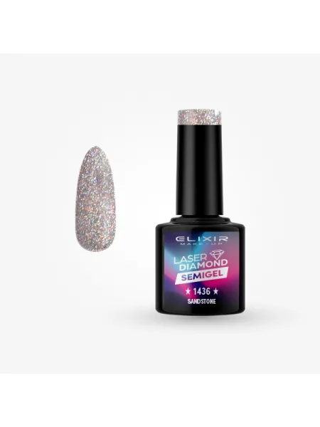 Elixir Semi Gel Ημιμόνιμο Βερνίκι 8ml – #1436 SANDSTONE
