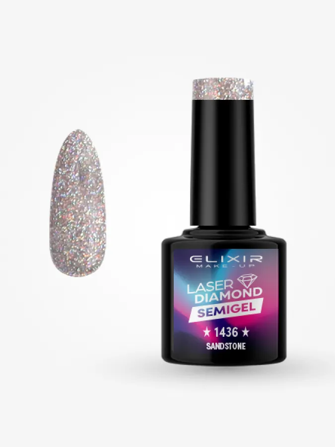 Elixir Semi Gel Ημιμόνιμο Βερνίκι 8ml – #1436 SANDSTONE