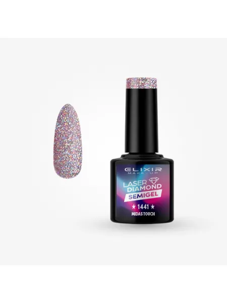 Elixir Semi Gel Ημιμόνιμο Βερνίκι 8ml – #1441 MIDAS TOUCH