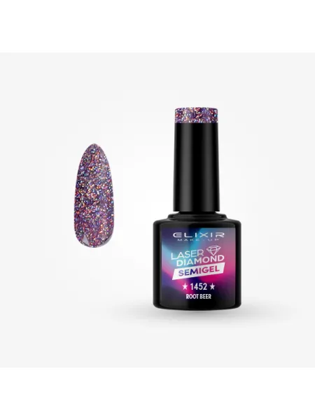 Elixir Semi Gel Ημιμόνιμο Βερνίκι 8ml – #1452 ROOT BEER