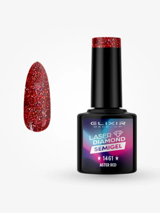 Elixir Semi Gel Ημιμόνιμο Βερνίκι 8ml – #1461 ASTER RED