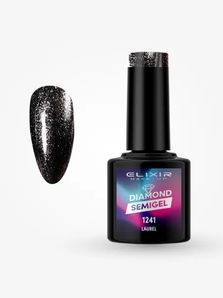 Elixir Semi Gel Ημιμόνιμο Βερνίκι LASER DIAMOND 8ml – #1241 (LAUREL)