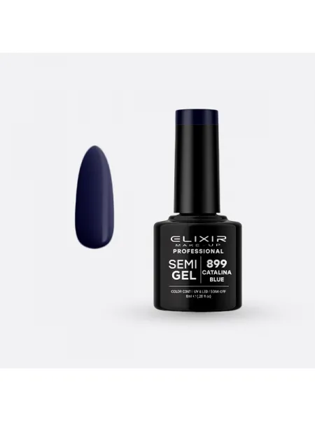 Elixir Semi Gel Ημιμόνιμο Βερνίκι 8ml – #899 (CATALINA BLUE)