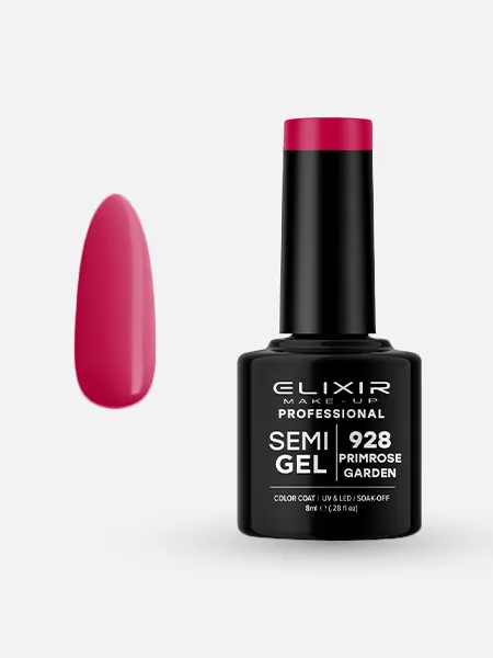 Elixir Semi Gel Ημιμόνιμο Βερνίκι 8ml – #928 (PRIMROSE GARDEN)