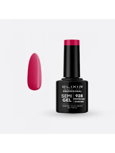 Elixir Semi Gel Ημιμόνιμο Βερνίκι 8ml – #928 (PRIMROSE GARDEN)