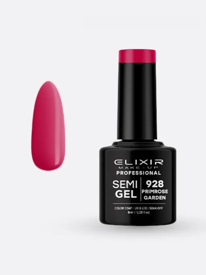 Elixir Semi Gel Ημιμόνιμο Βερνίκι 8ml – #928 (PRIMROSE GARDEN)