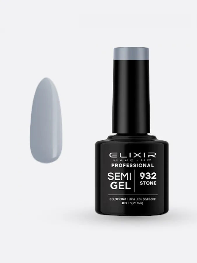 Elixir Semi Gel Ημιμόνιμο Βερνίκι 8ml – #932 (STONE)