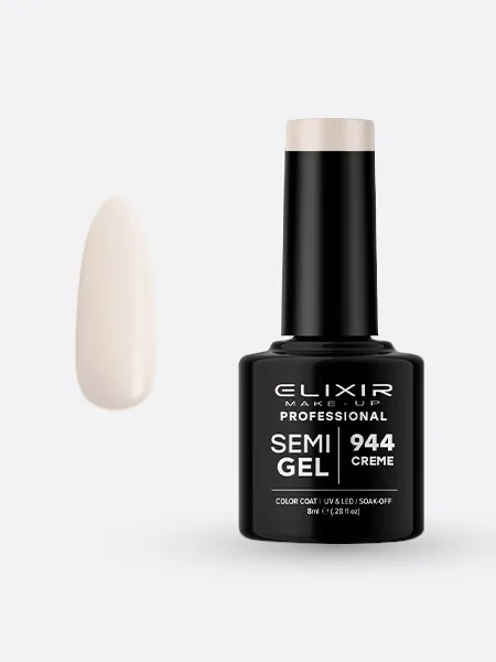 Elixir Semi Gel Ημιμόνιμο Βερνίκι 8ml – #944 (CREME)